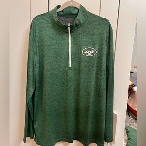 Men’s Majestic Jets Green NFL Pullover